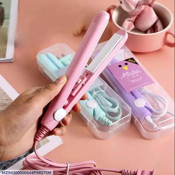 Lightweight And Ergonomic Mini Hair Straightener - Your On - the - Go Hair Styling Essential
