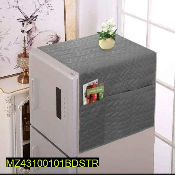 1 Pc Quilted Fridge Cover